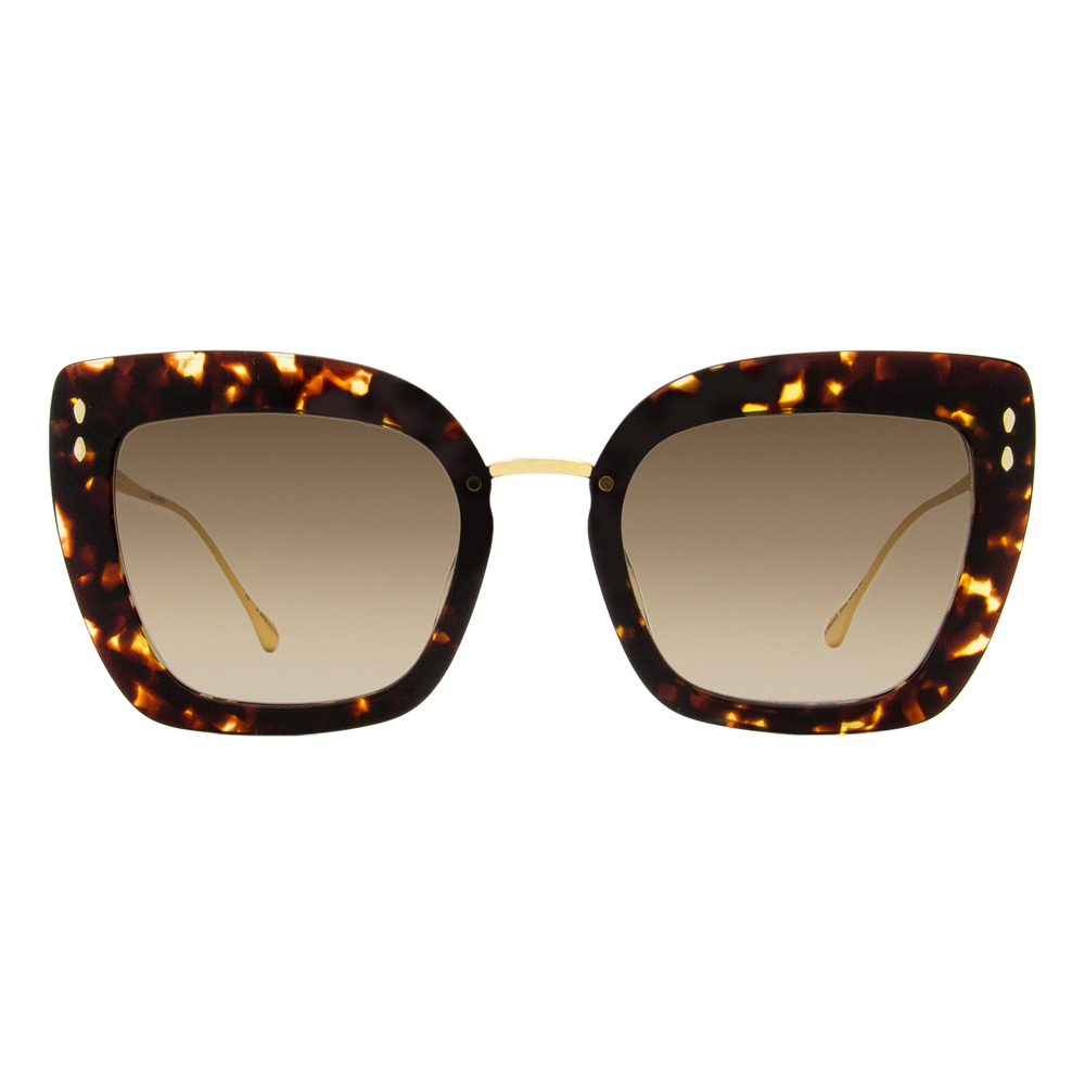 Isabel Marant Butterfly Sunglasses IM0083GS 2IKHA Havana/Gold 53mm - Picture 2 of 2